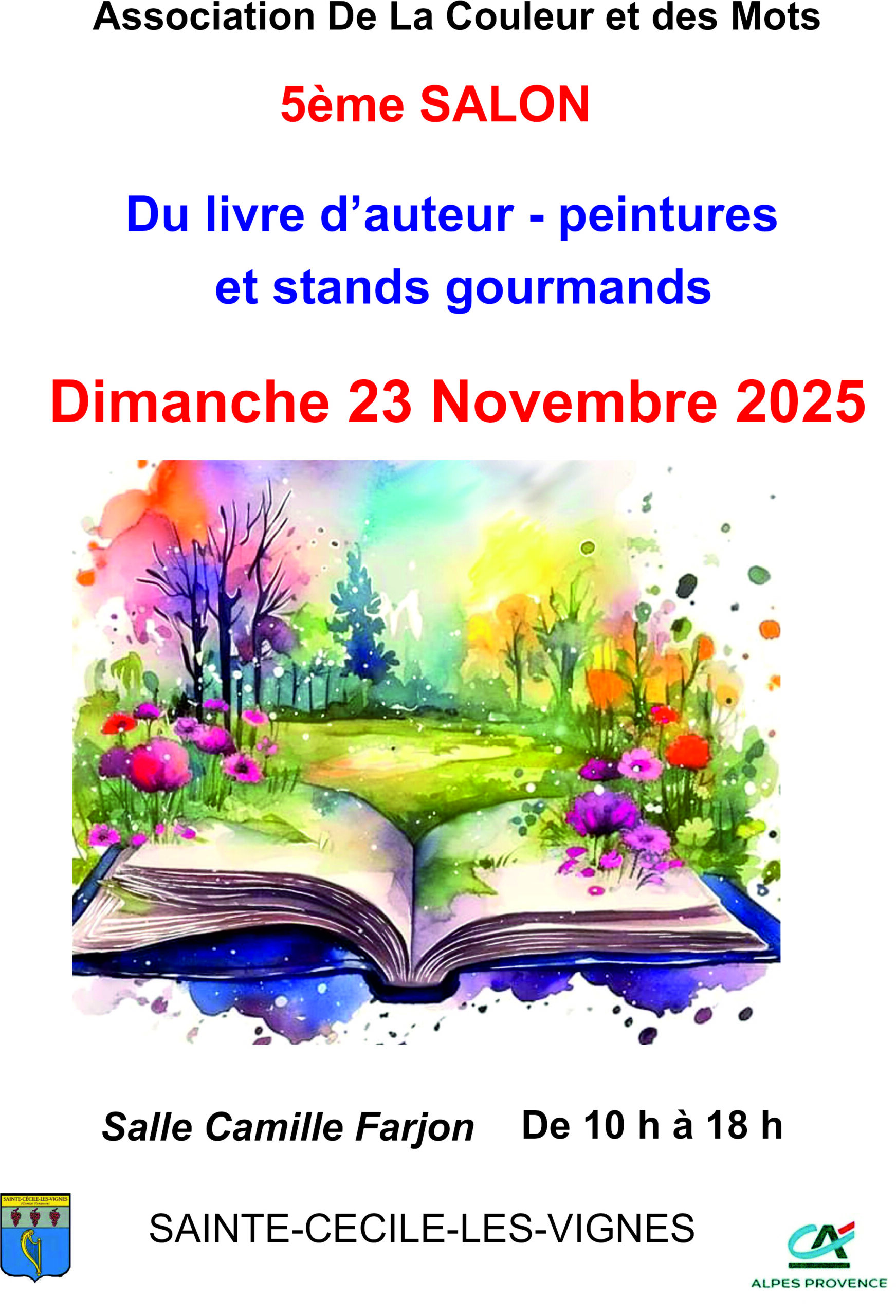 Salon du Livre à Sainte Cécile des Vignes